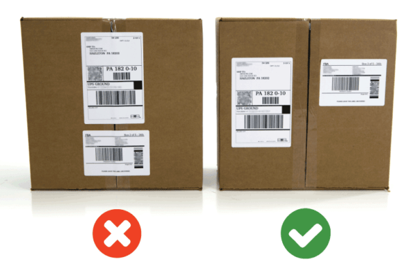 Wrongly labeled Amazon FBA Packages