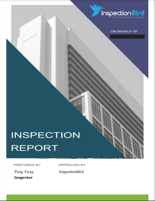 Pre-Shipment Inspection Report